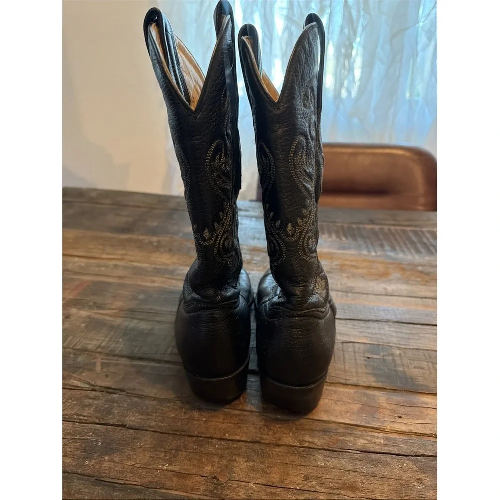 Quadra Deer  UpperLeather Boots -Size 6.5 US-Black!
